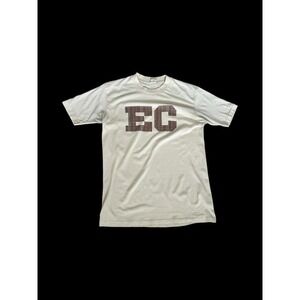 Vintage 70's Single Stitch Elmira College VelvaSheen Cream Spell Out T-shirt